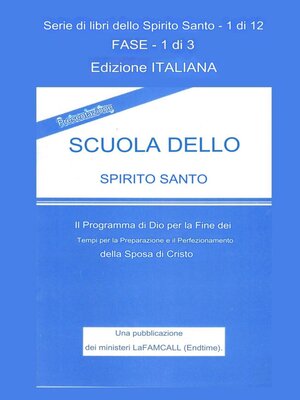 cover image of PRESENTAZIONE  SCUOLA DELLO SPIRITO SANTO Edizione italiana